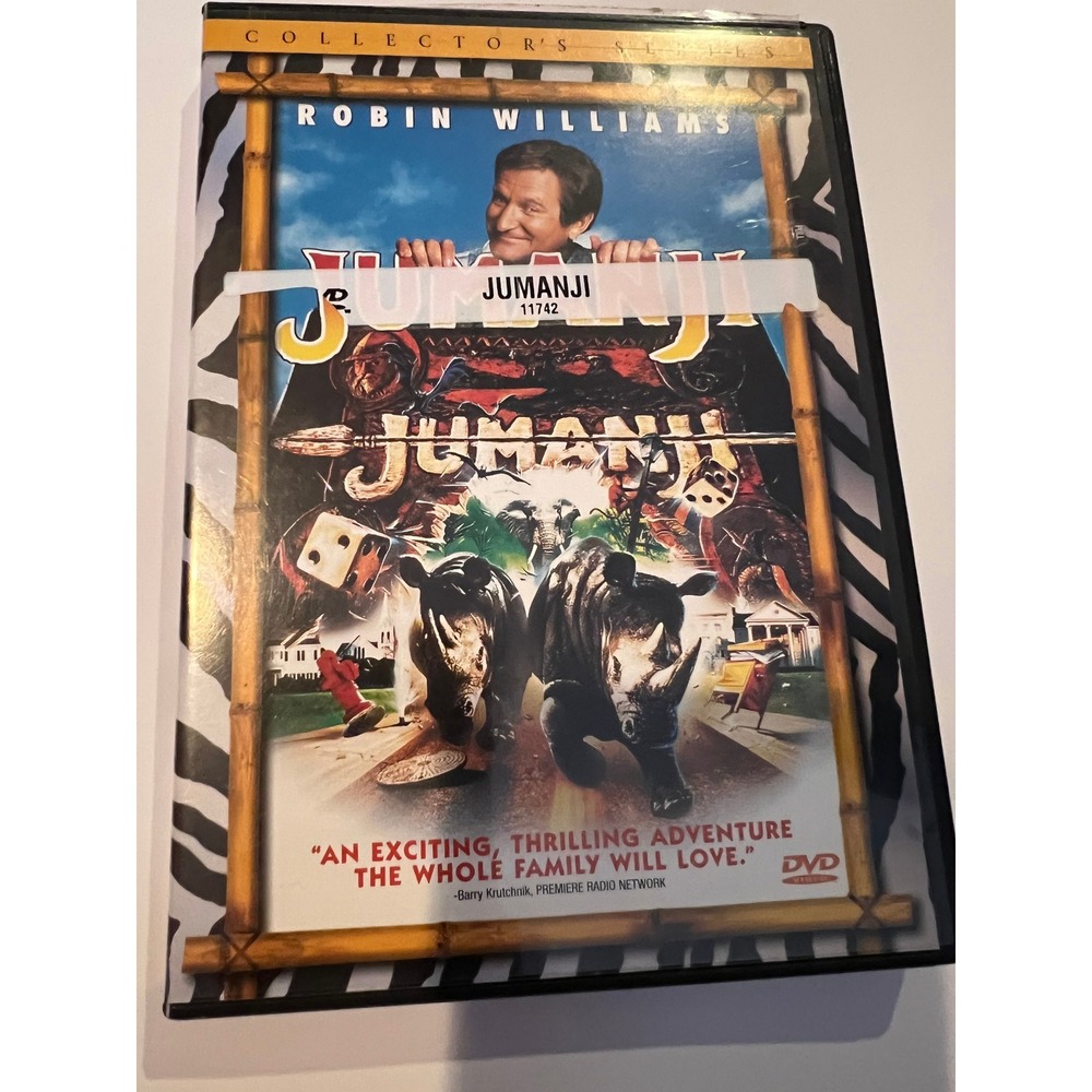 Jumanji DVD Robin Williams Collector's Series 1995 Movie Family Adventure PG